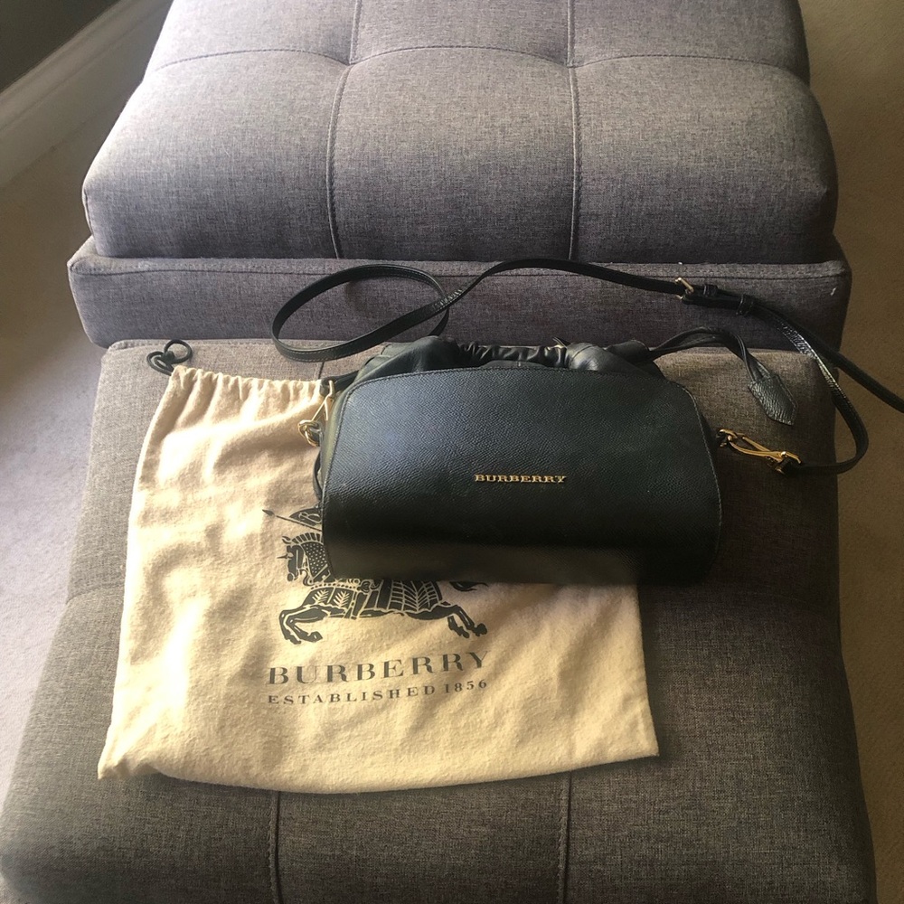 Burberry Prorsum Black Bag with Detachable Strap